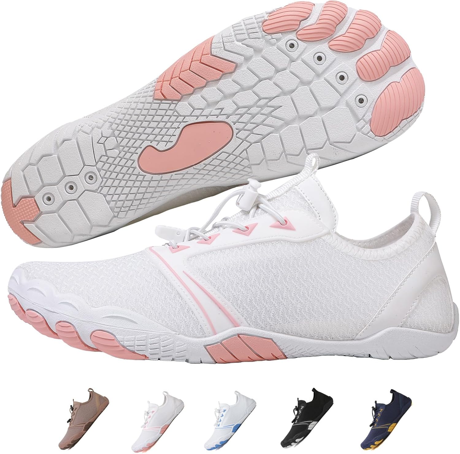 

Кроссовки для ходьбы для женщин и мужчин Feedmoo, розовый