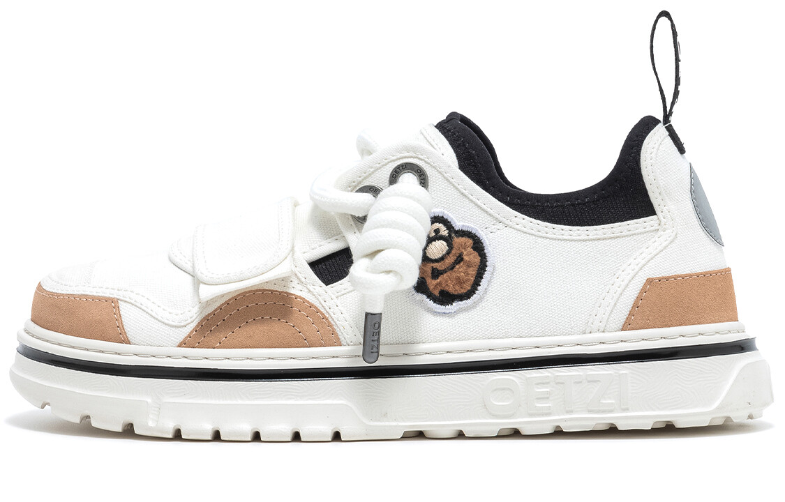 

Кроссовки OETZI Skateboarding Shoes Unisex Low-top White Spell Camel, белый