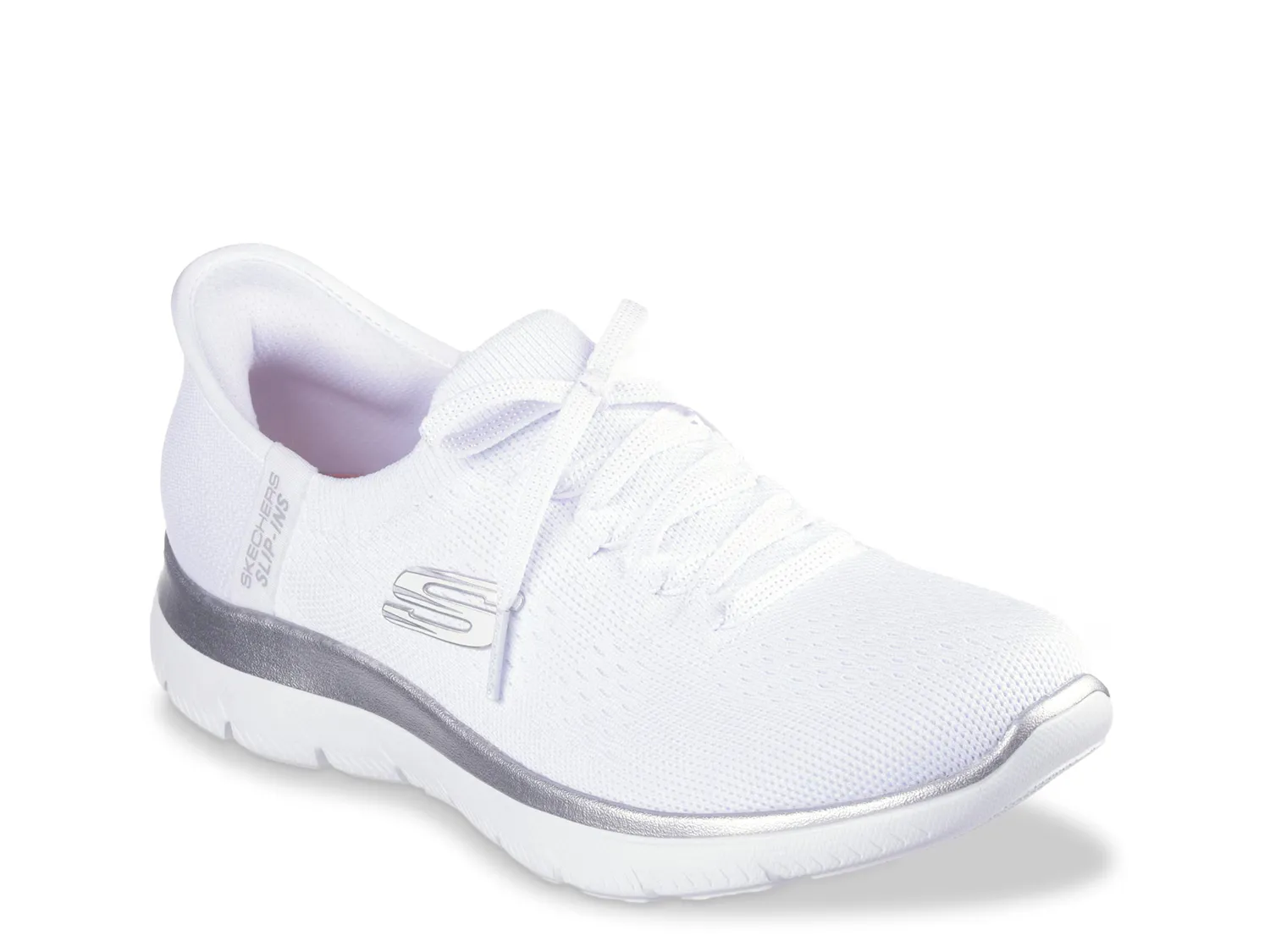 

Кроссовки Hands Free Slip-Ins Summits Night Chic Sneaker Skechers, белый