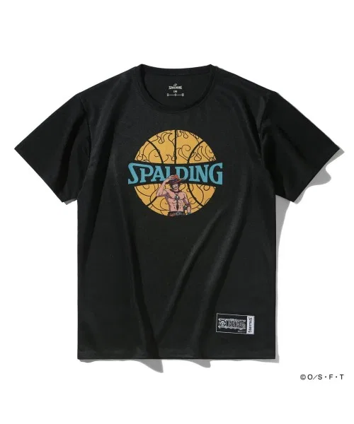 Детская футболка SPALDING x ONE PIECE с принтом — фото 3