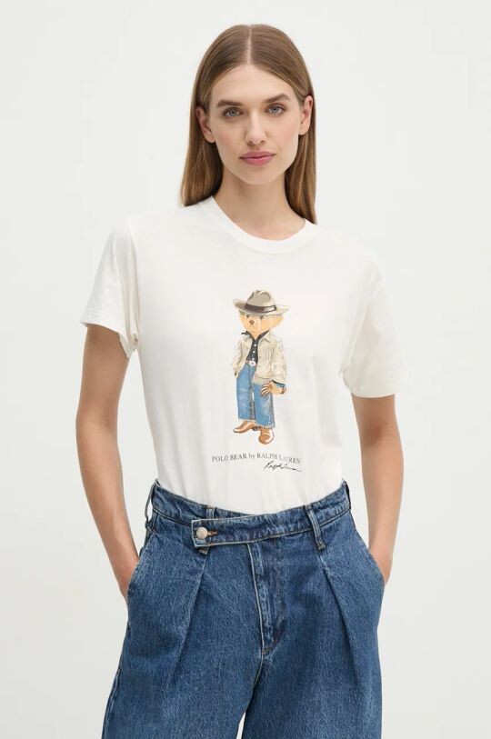 

Хлопковая футболка Polo Ralph Lauren, белый