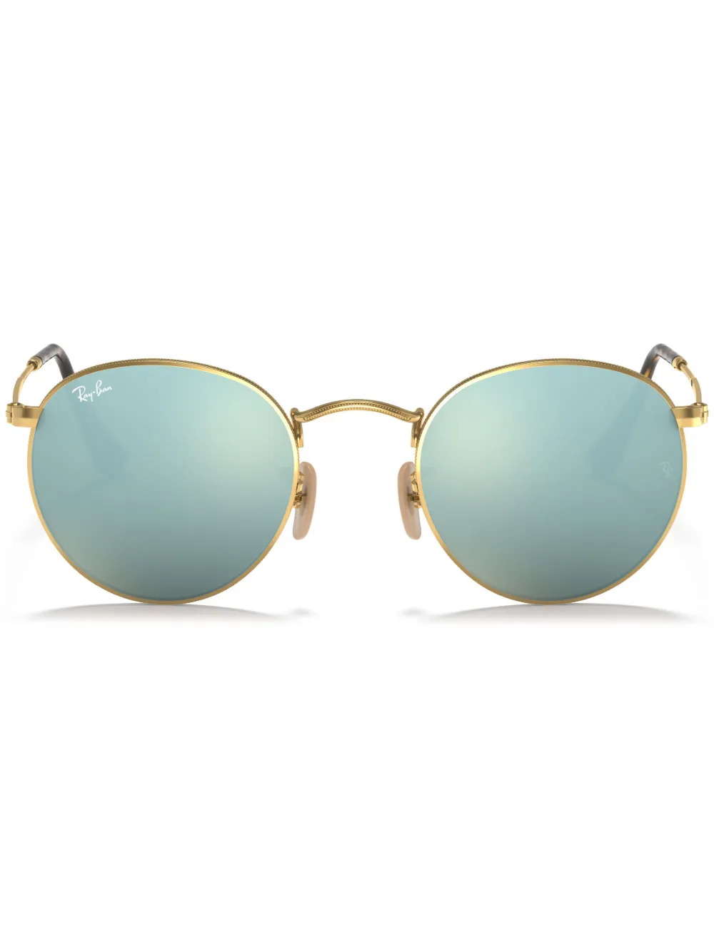 

Солнцезащитные очки в круглой металлической оправе Ray-Ban, золотой