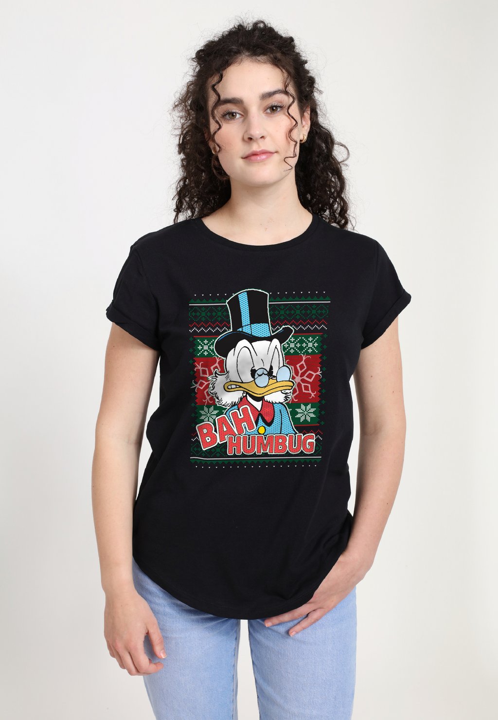 

Футболка с принтом DUCKTALES BAH HUMBUG SCROOG Henry Tiger, черный