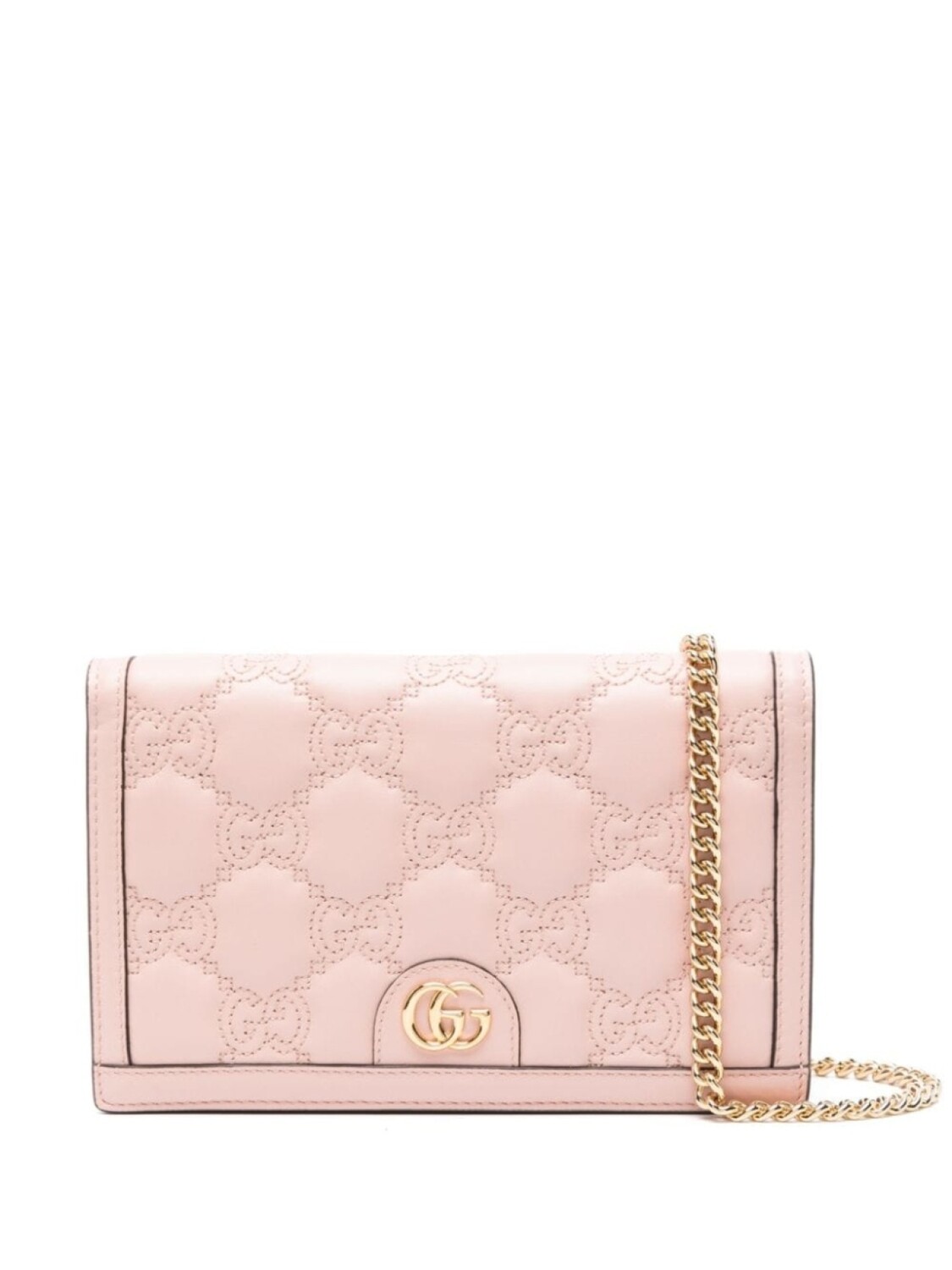 

Gucci кошелек GG matelass© на цепочке©, розовый