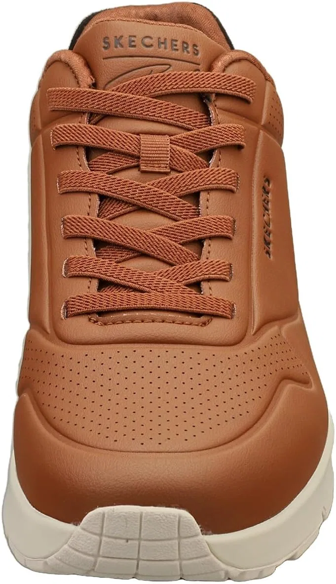 Кроссовки Skechers Herren UNO Harry Kane Air, Brown Duraleather Brown Suede — фото 3