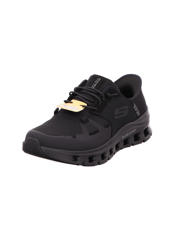 Спортивные тапочки черного цвета Skechers — фото 2