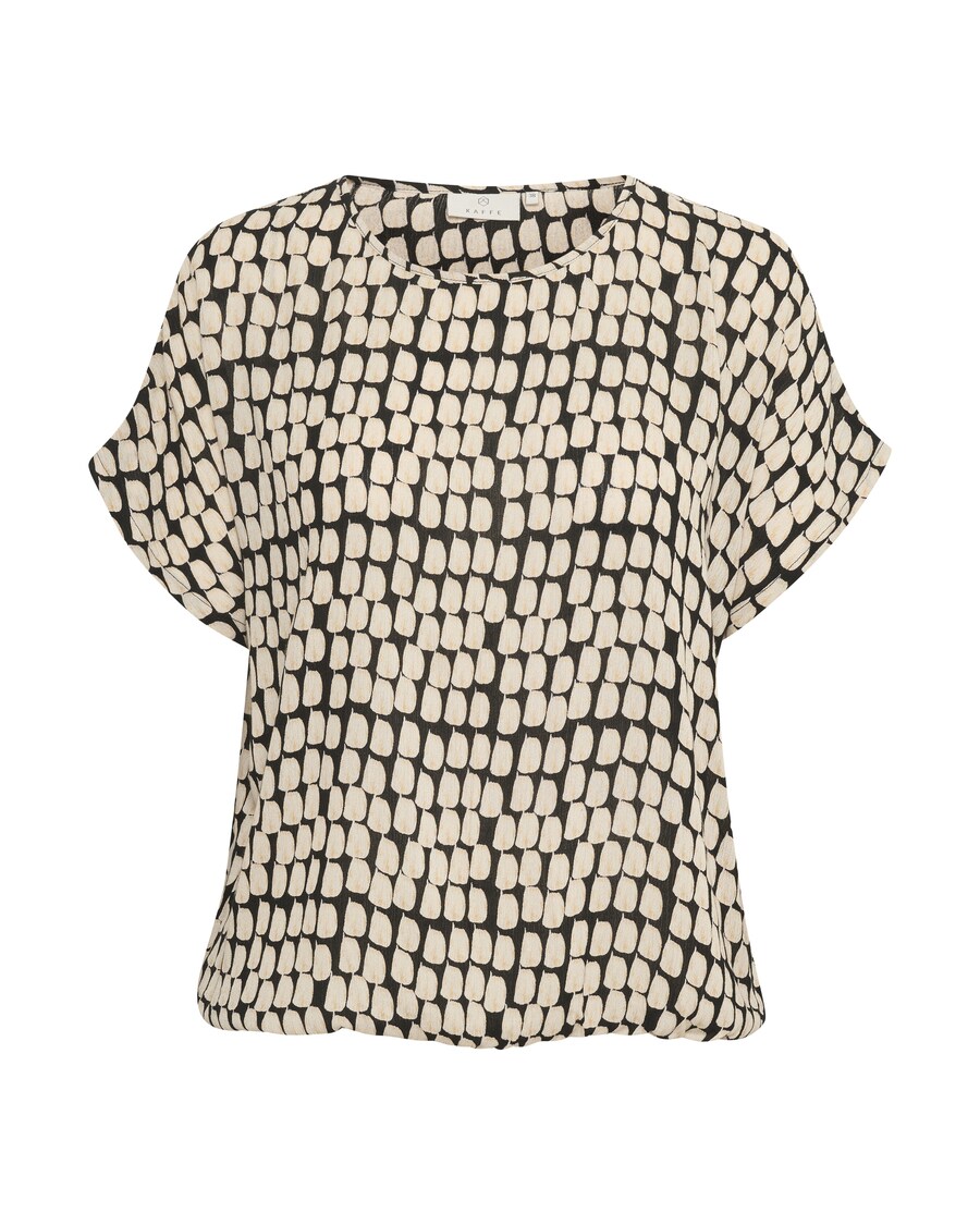 

Блузка с коротким рукавом Kaffe Blouse Lokia, бежевый