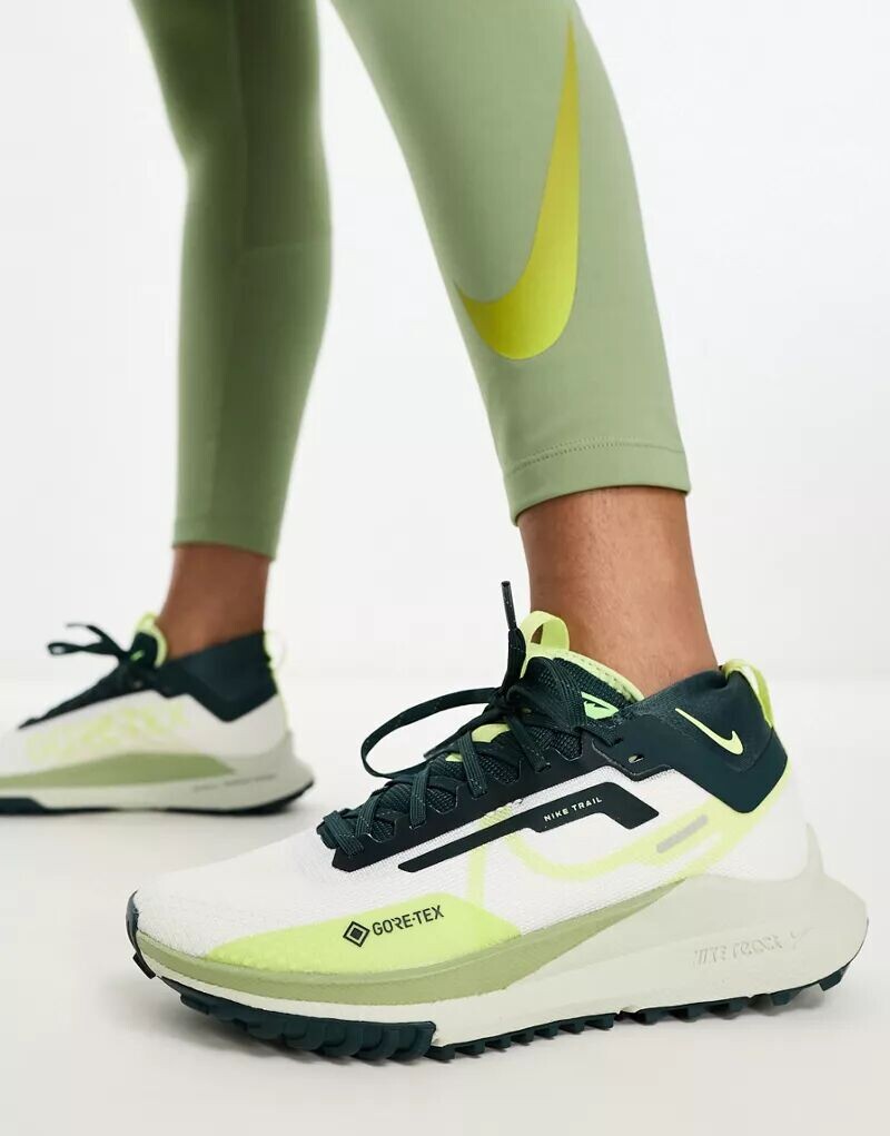 

Бело-зеленые кроссовки Nike React Pegasus Trail 4 Gore-TEX, Зеленый, Бело-зеленые кроссовки Nike React Pegasus Trail 4 Gore-TEX