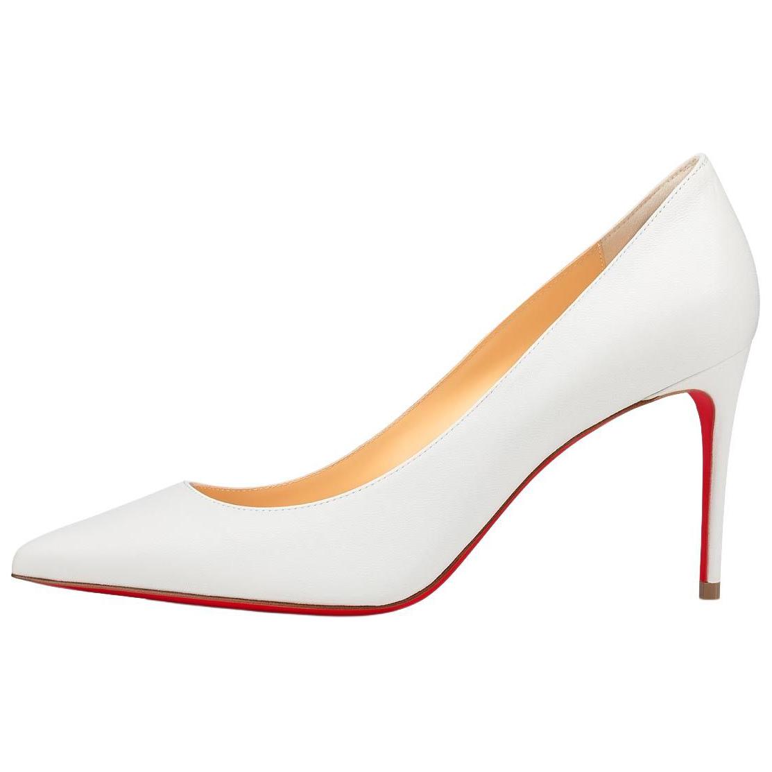 CL Kate Slim Каблук Высокие каблуки 8,5 см Женские Белые Christian Louboutin
