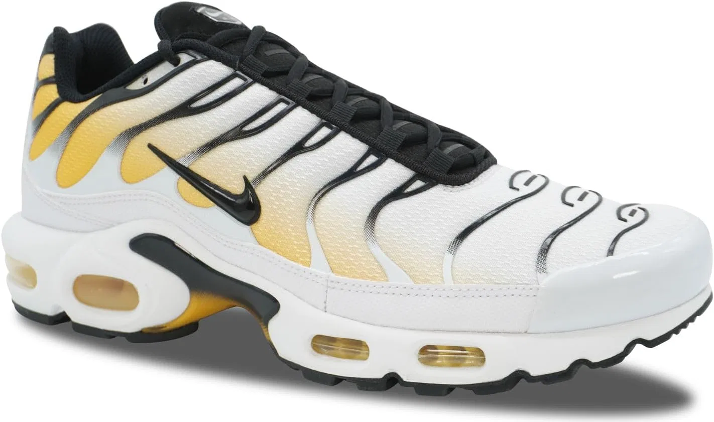 Кроссовки NIKE Air Max Plus TN White Varsity Maize — фото 2