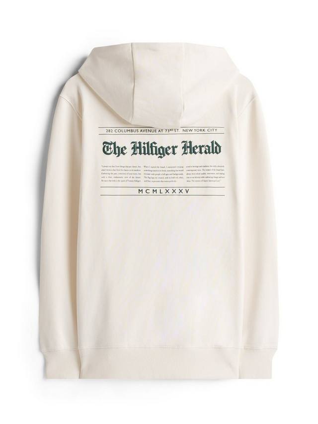 Адаптивный худи Hilfiger Herald Tommy Hilfiger, Ivory Petal — фото 2