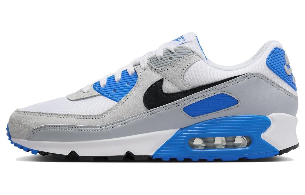 

Кроссовки Nike Air Max 90 Pure Platinum Photo Blue, белый/синий/серый