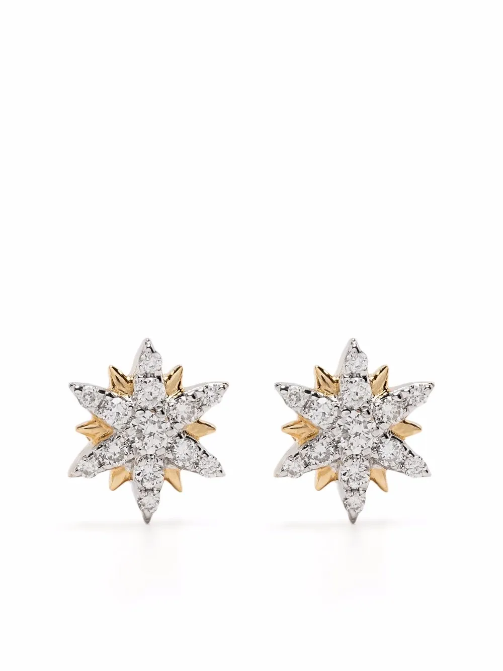 

Серьги Mini Sun из желтого золота с бриллиантами Djula, золотой