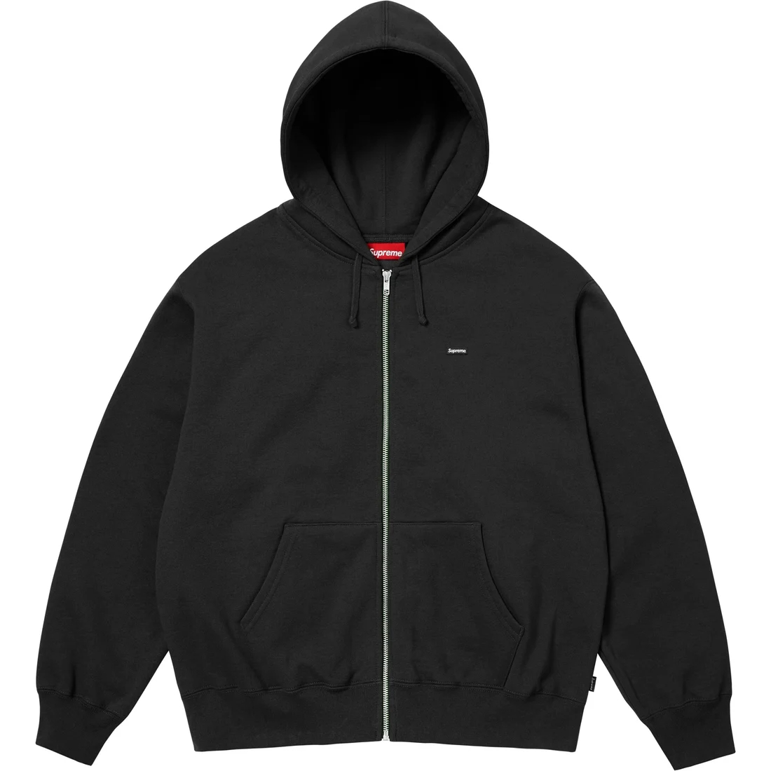 Маленькая худи на молнии SS25 Supreme, ярко-оранжевый — фото 3