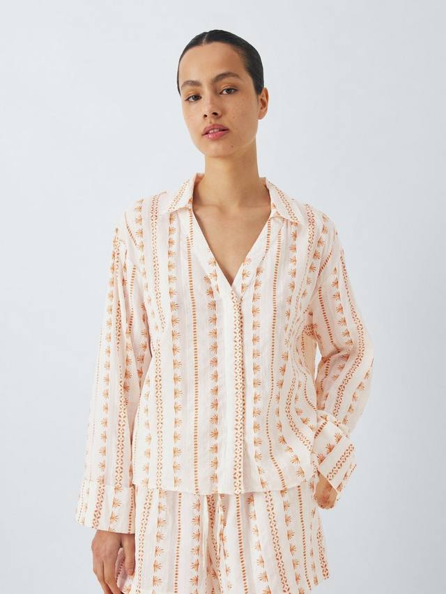 

Пижамная рубашка в полоску Corfu AND/OR, Ivory/Peach