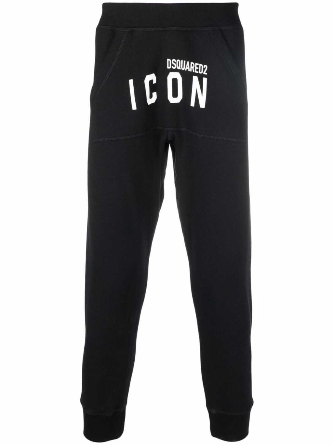 

Dsquared2 укороченные спортивные брюки с принтом Icon, черный