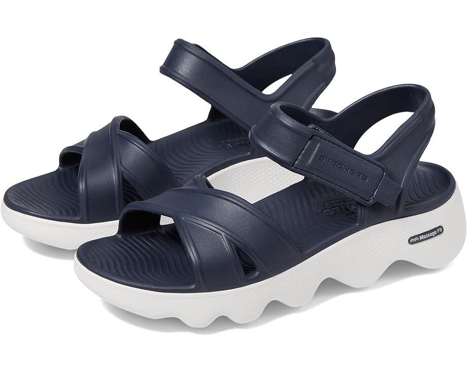 

Сандалии SKECHERS Performance Foamies Massage Fit - Heartfelt, цвет Navy/White