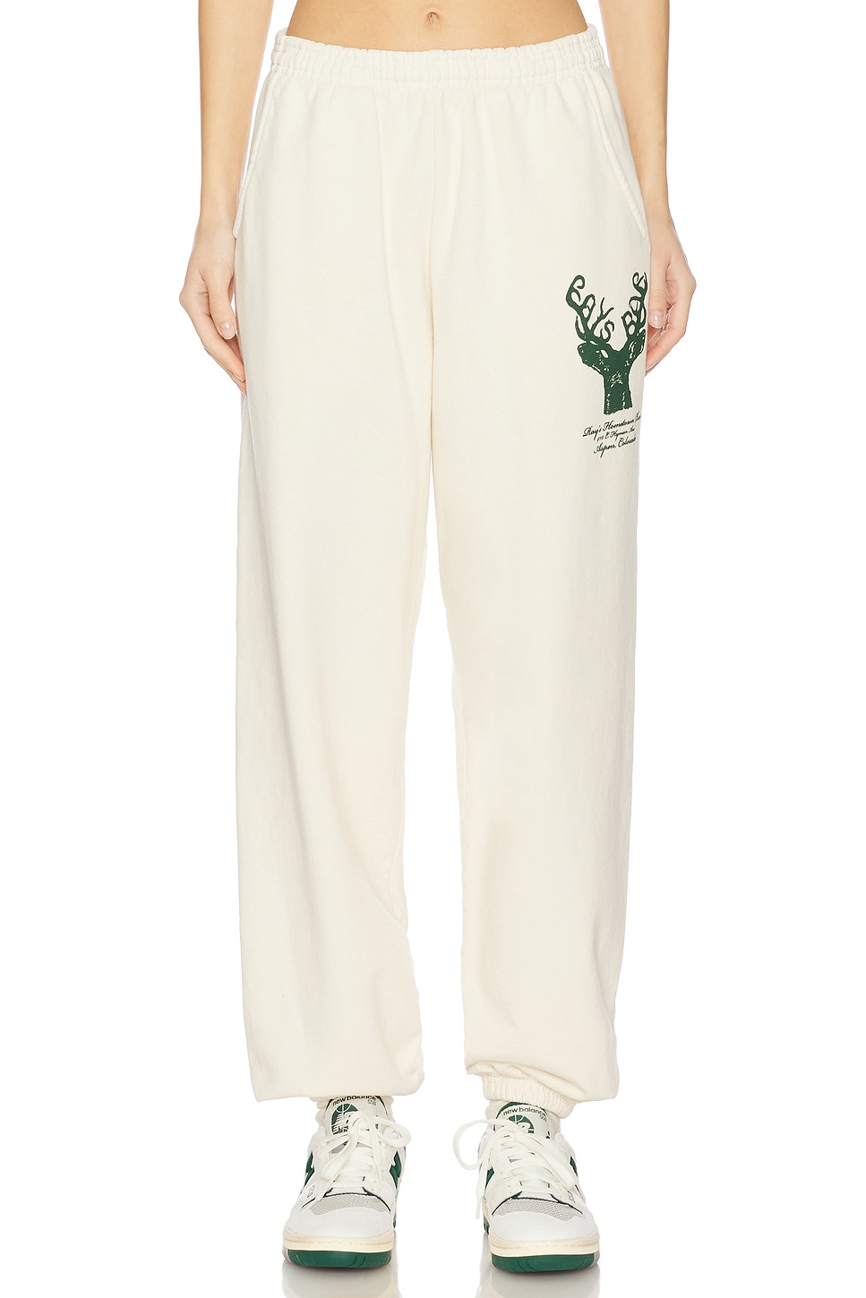 

Штаны X revolve в стиле "deer sweatpant" от Ray'S, cream