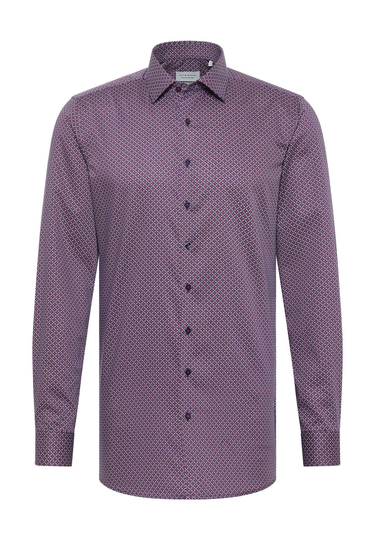 

Рубашка с принтом SLIM FIT ETERNA, красный