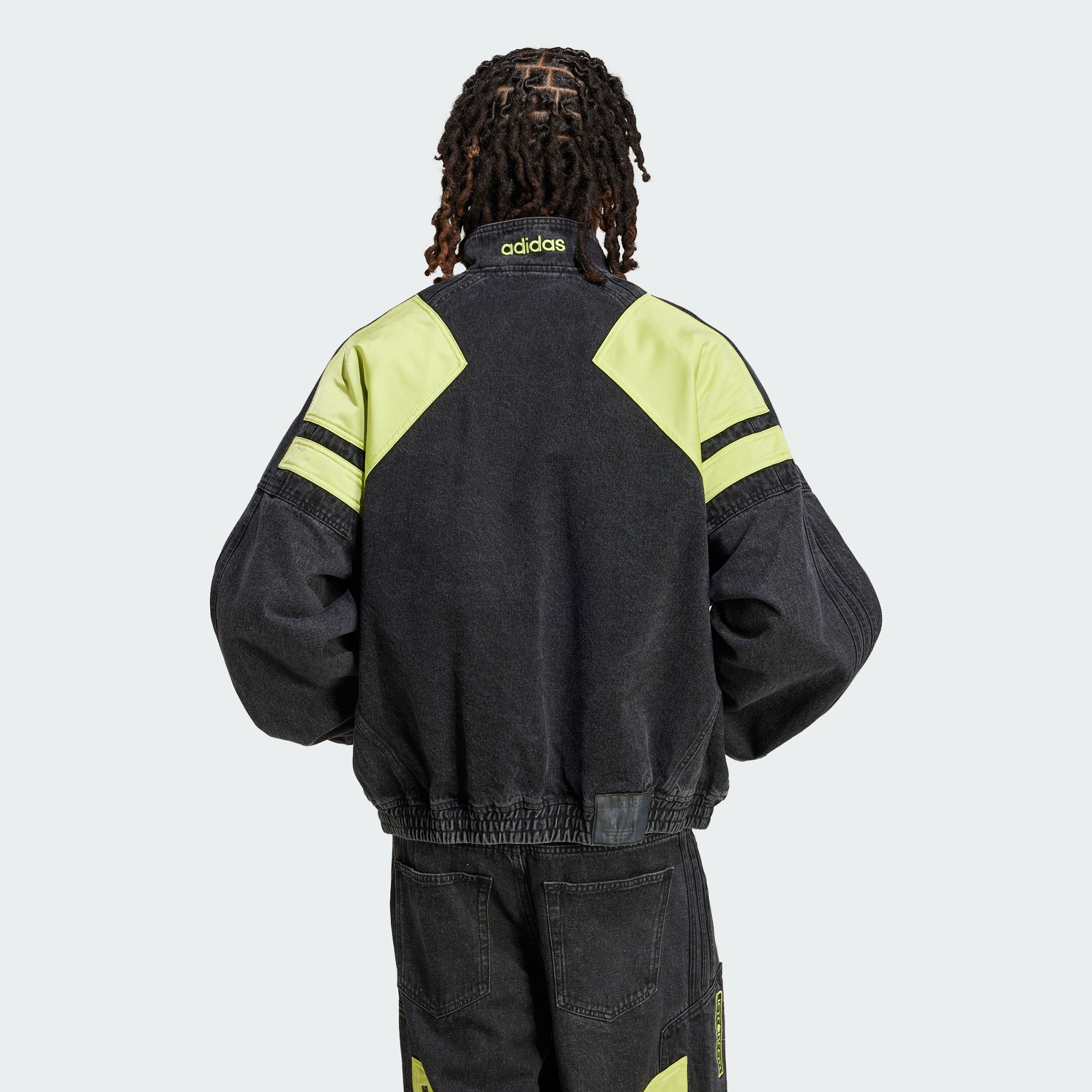 Куртка ADILENIUM SS24 мужская желто-черная Adidas Originals — фото 4