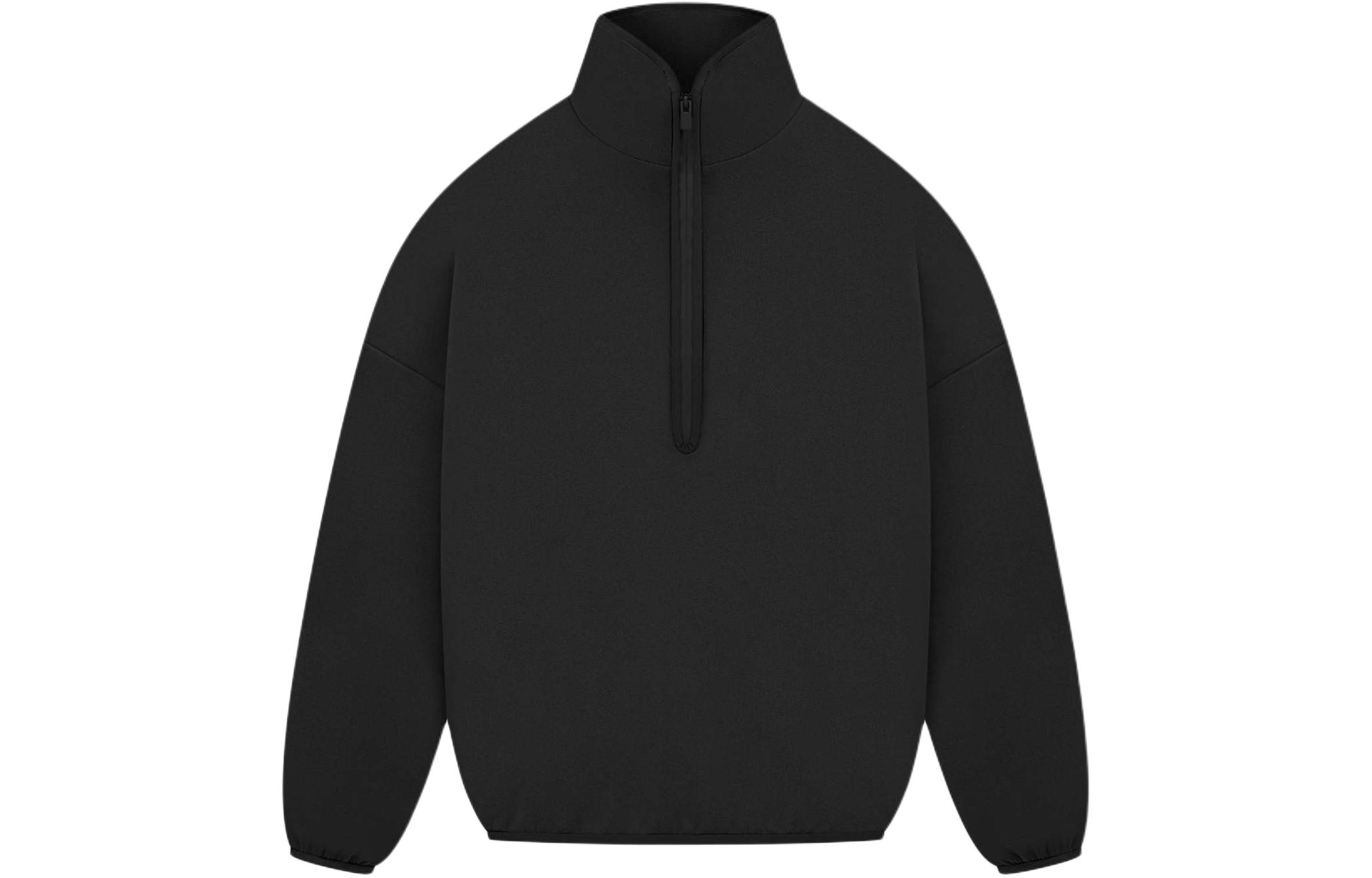 

Adidas X Suede Fleece Полу-замок Свитшот Fear Of God Athletics, Черный