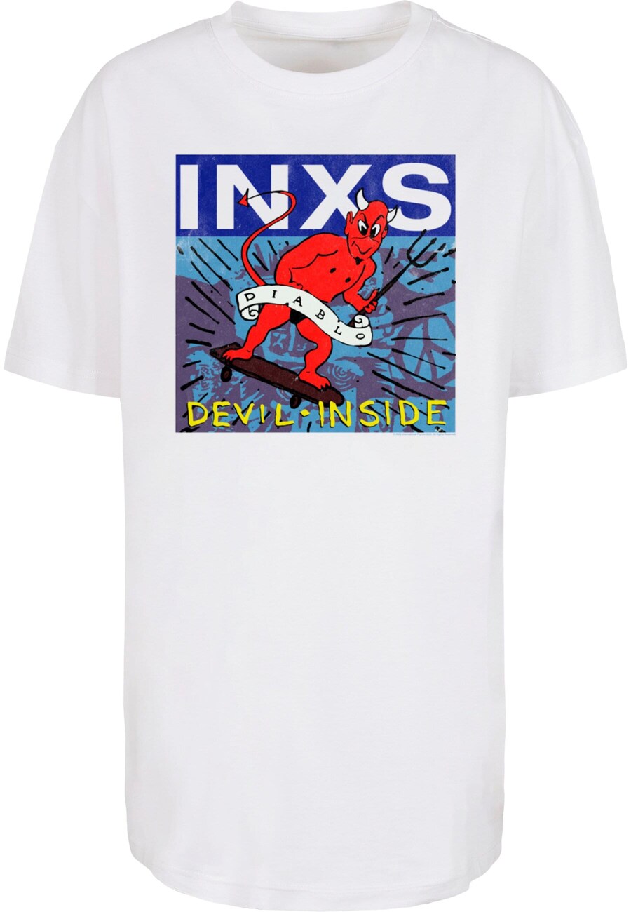 

Рубашка Merchcode INXS - Devil Inside, белый