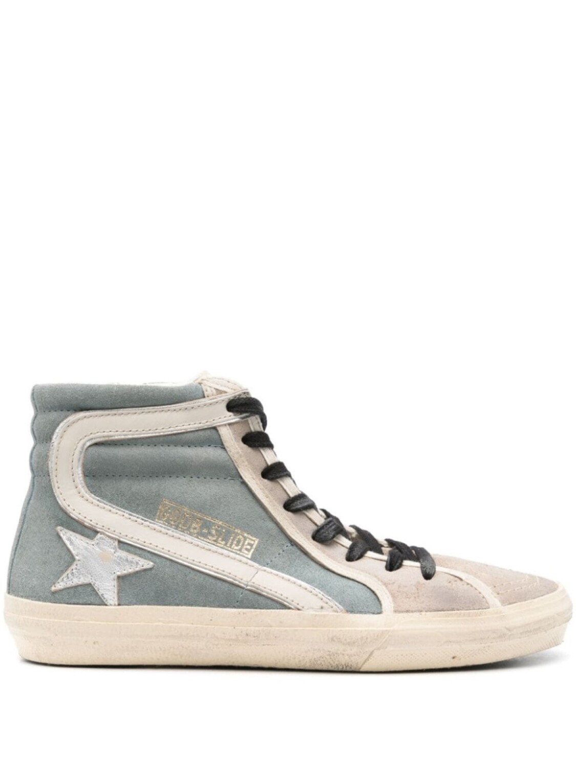 Golden Goose кроссовки замшевые Slide, синий