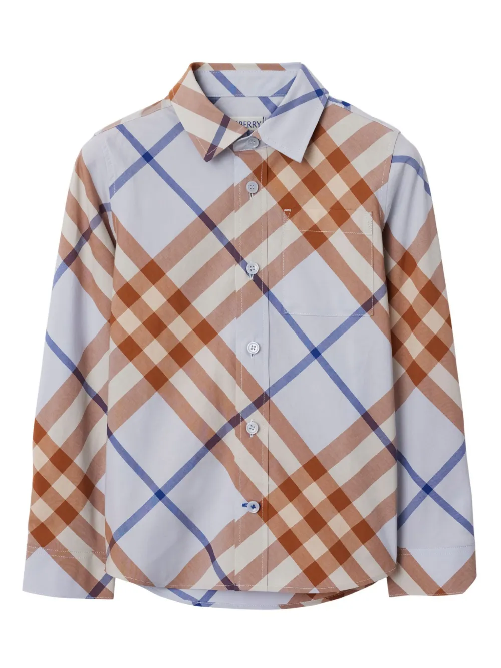 

Рубашка Owen BURBERRY KIDS, синий