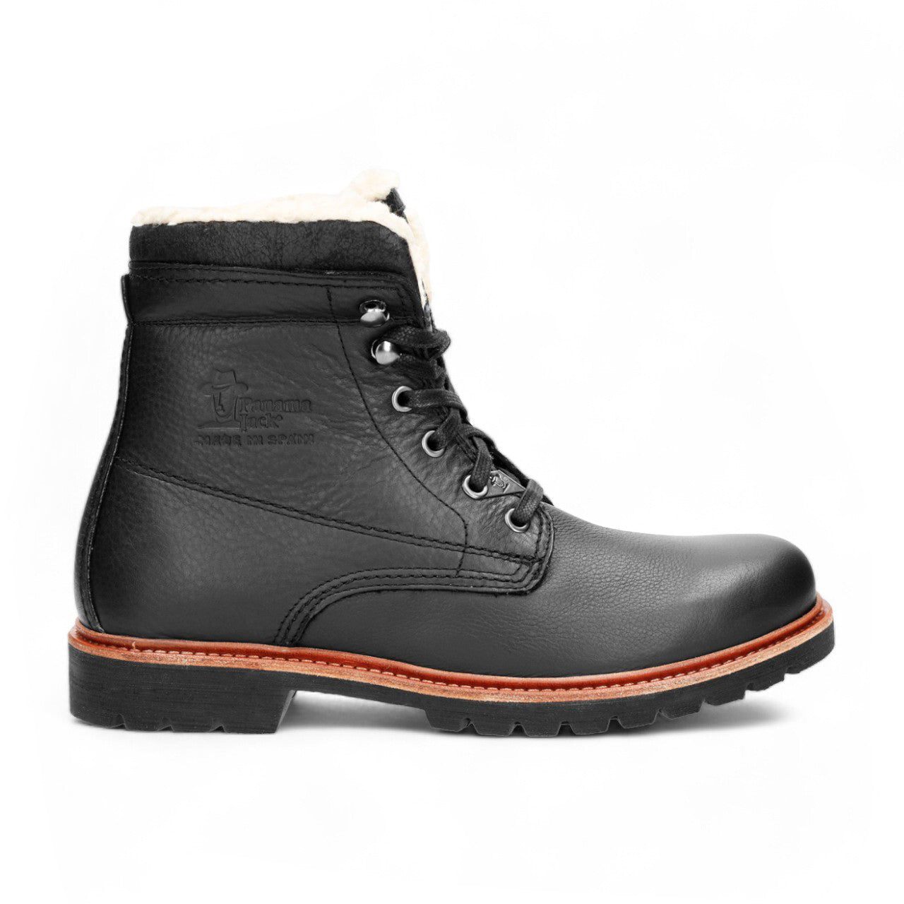 

Ботинки кожаные авиаторские Panama Jacks P03 черные мужские