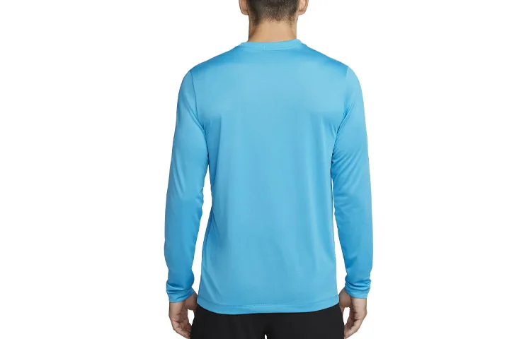 Nike Футболка мужская laser blue с круглым вырезом умеренного прямого кроя — фото 4