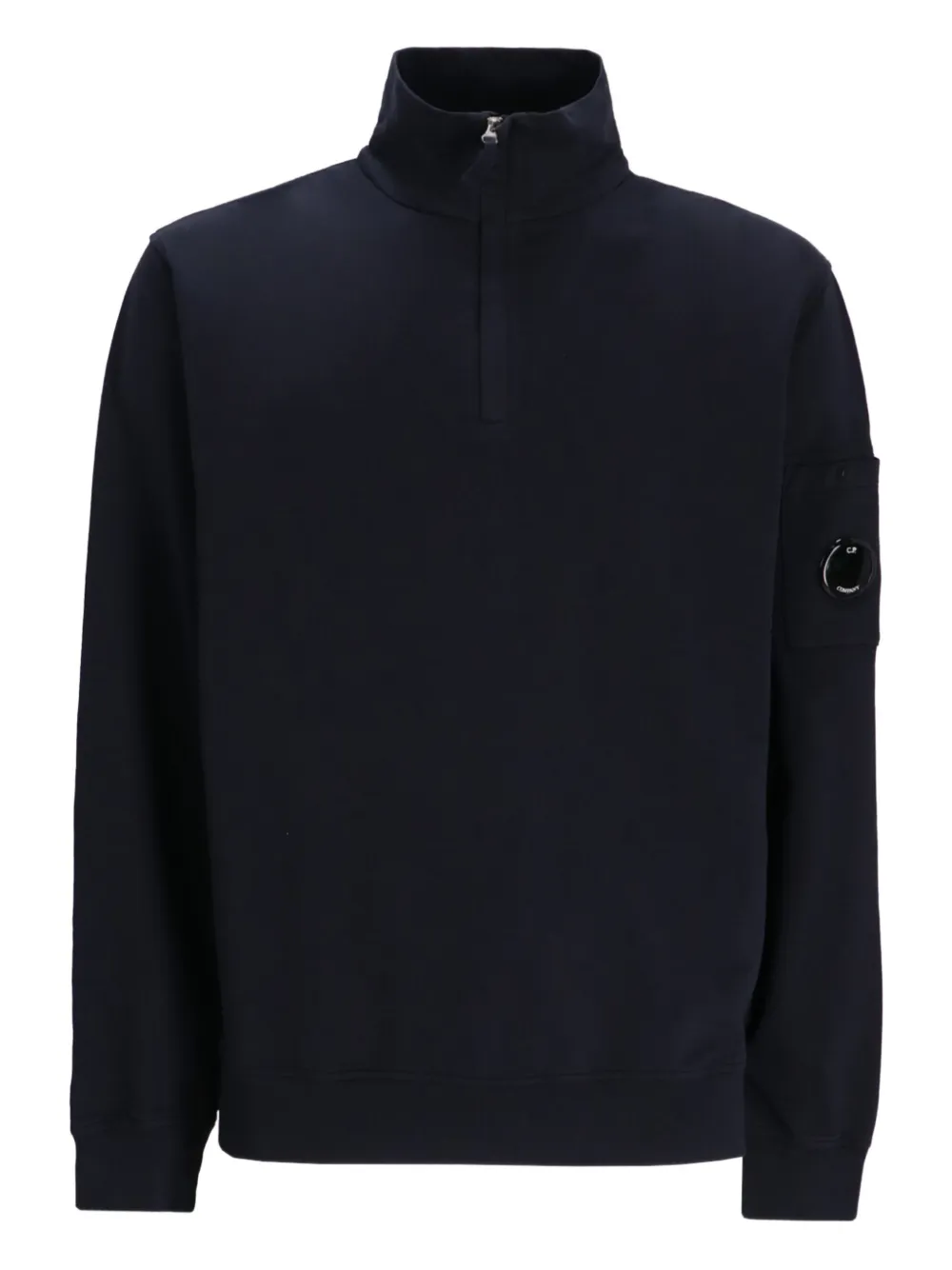 

Толстовка с карманом на молнии C.P. Company, синий