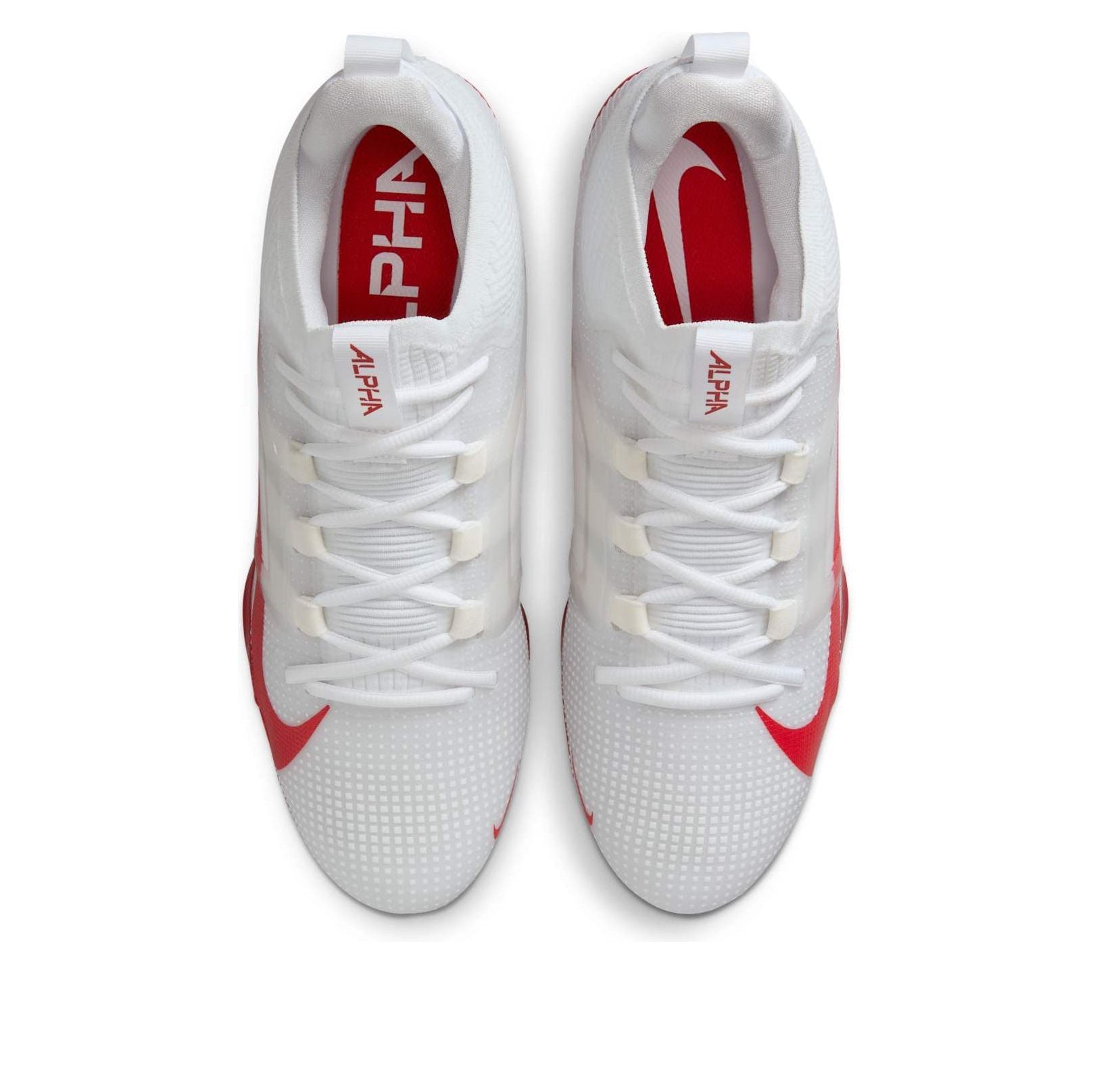 Кроссовки Nike Alpha Menace 4 Elite 'White University Red Photon Dust' — фото 2