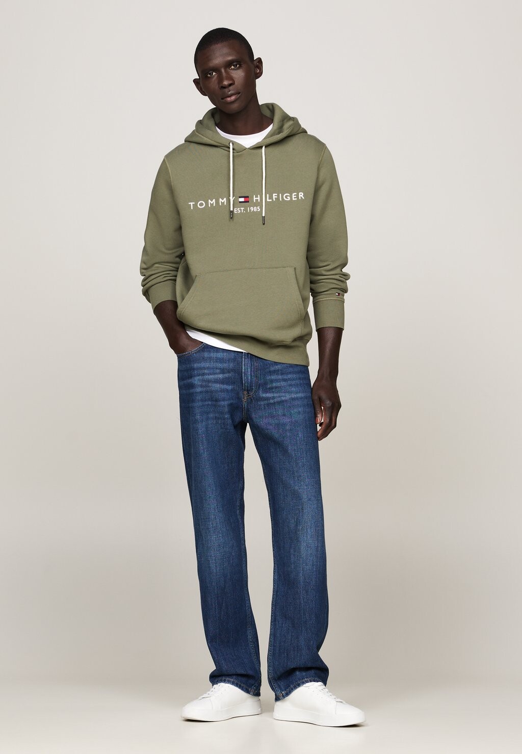 

Толстовка LOGO Tommy Hilfiger, темно-зеленый