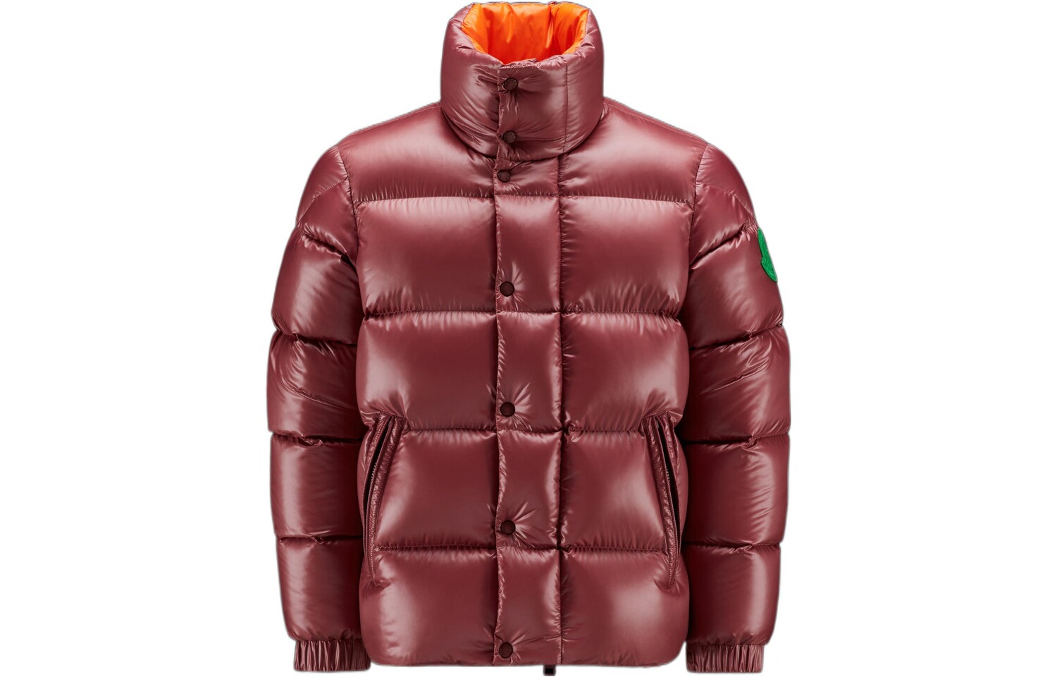 

Пуховик мужской коричневый Moncler