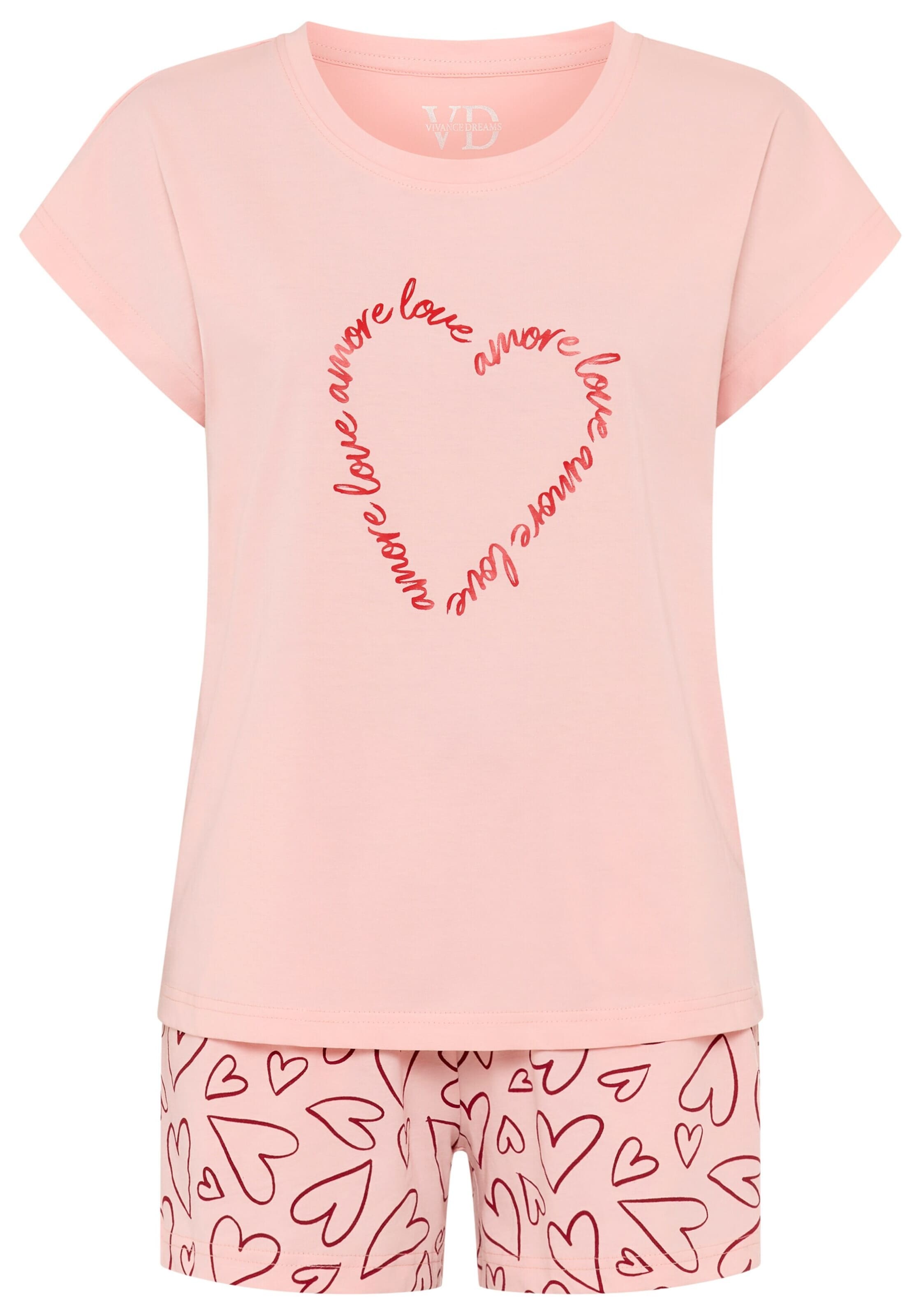 

VIVANCE Короткий пижамный комплект в цвете Rose