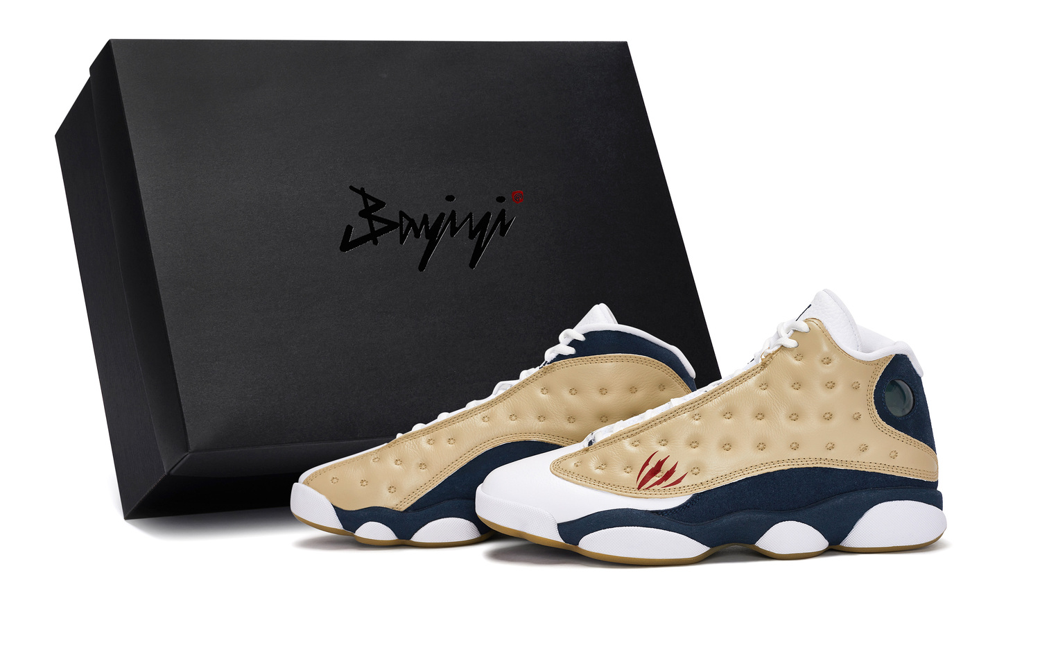 

Air 13 811 Manufacturing, L.A. Saints, специальная обувная коробка, нескользящая, устойчивая к истиранию, мид-топ Jordan, белый синий хаки