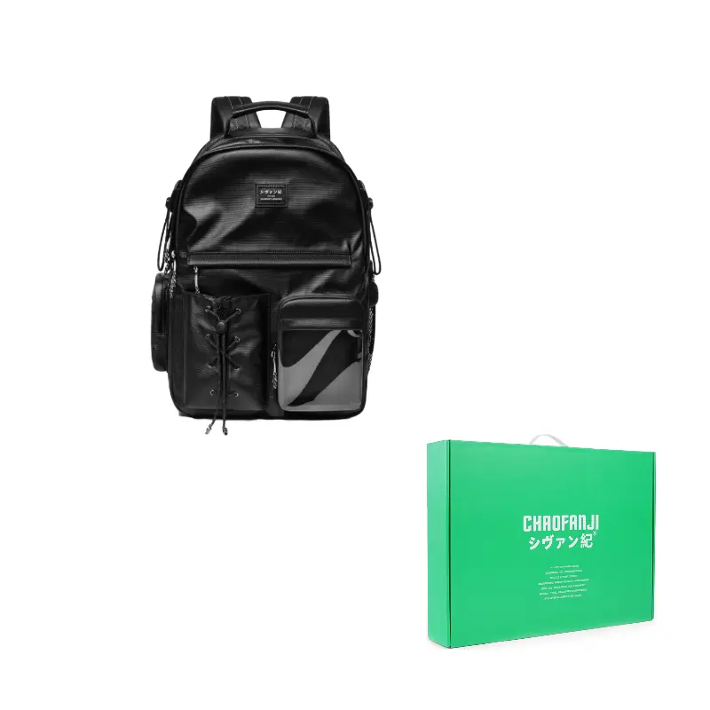 

Membrana Dermalis Рюкзак Unisex Черный/Белый CHAOFANJI, черный[Upgraded Fabric]