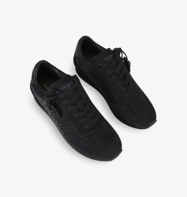 Низкие кроссовки Chelsea Tag из искусственной кожи, украшенные кристаллами Kurt Geiger London, черный — фото 2