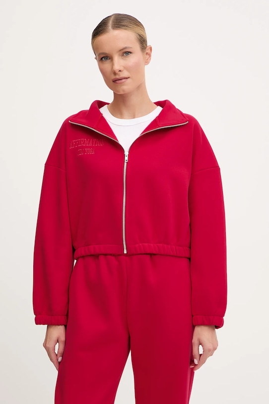 

Толстовка для йоги zip flow JOYINME, красный