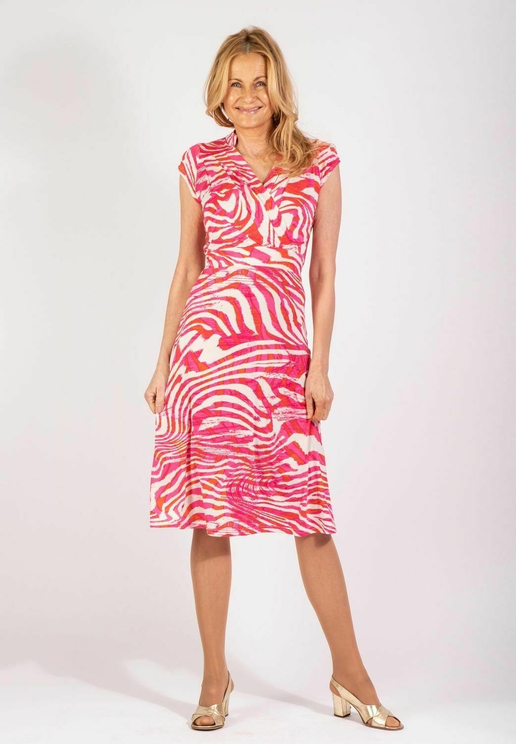 

Платье из джерси PAULINE - SUMMER ZEBRA Stockholms Klänningsfabrik, розовый