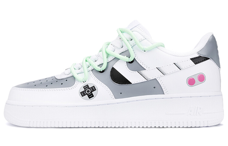 

Кроссовки Nike Air Force 1 Skateboard Shoes Men Low-Top White Gray Black