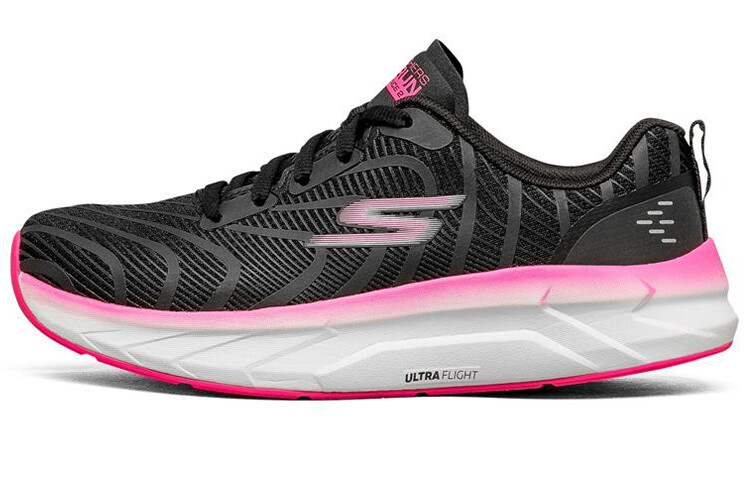 

Кроссовки женские с низким верхом, черные/розовые Skechers