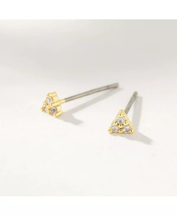 

Серьги-Гвоздики с позолотой 14 карат, все углы, 0,12 дюйма Uncommon James, gold