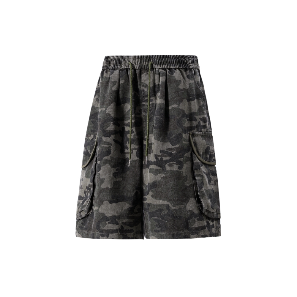 

X1617 Джинсовые шорты Unisex Camouflage Moderate