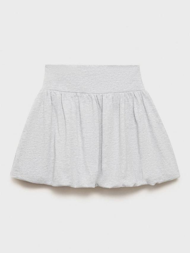 Детская пышная юбка Globo из хлопковой смеси Mango, Pastel Grey — фото 4