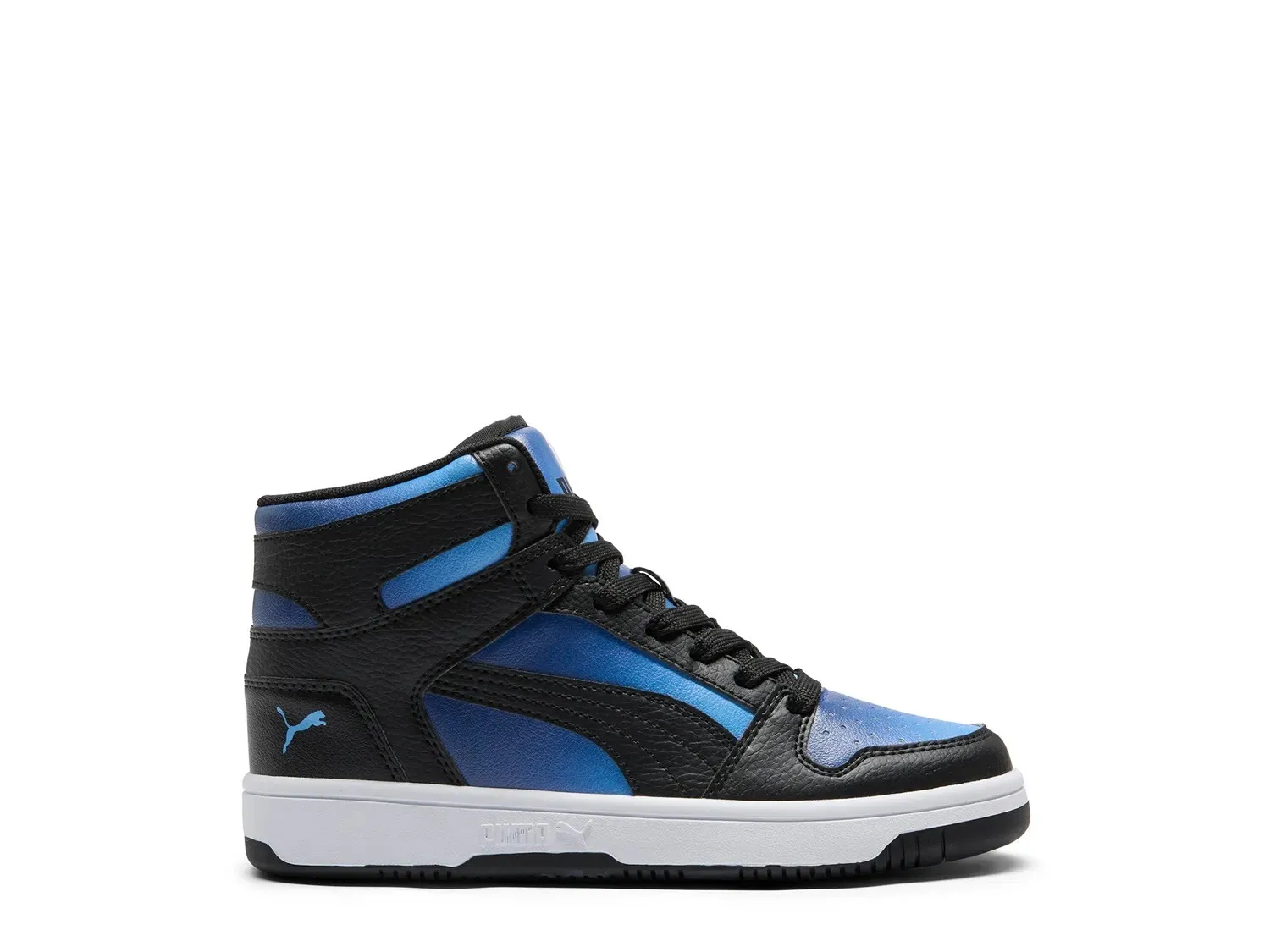 

Кроссовки Puma Rebound Layup High-Top — детские, темно-синие/черные