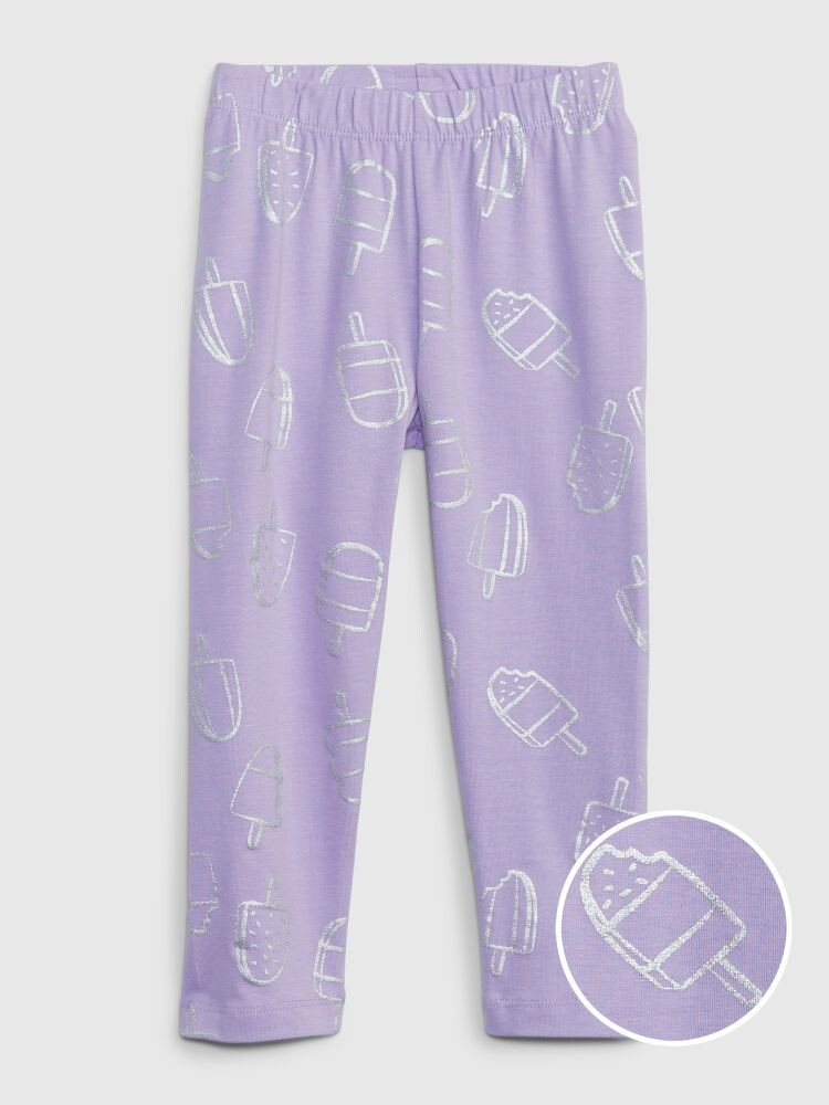 

Хлопковые леггинсы Gap, фиолетовый