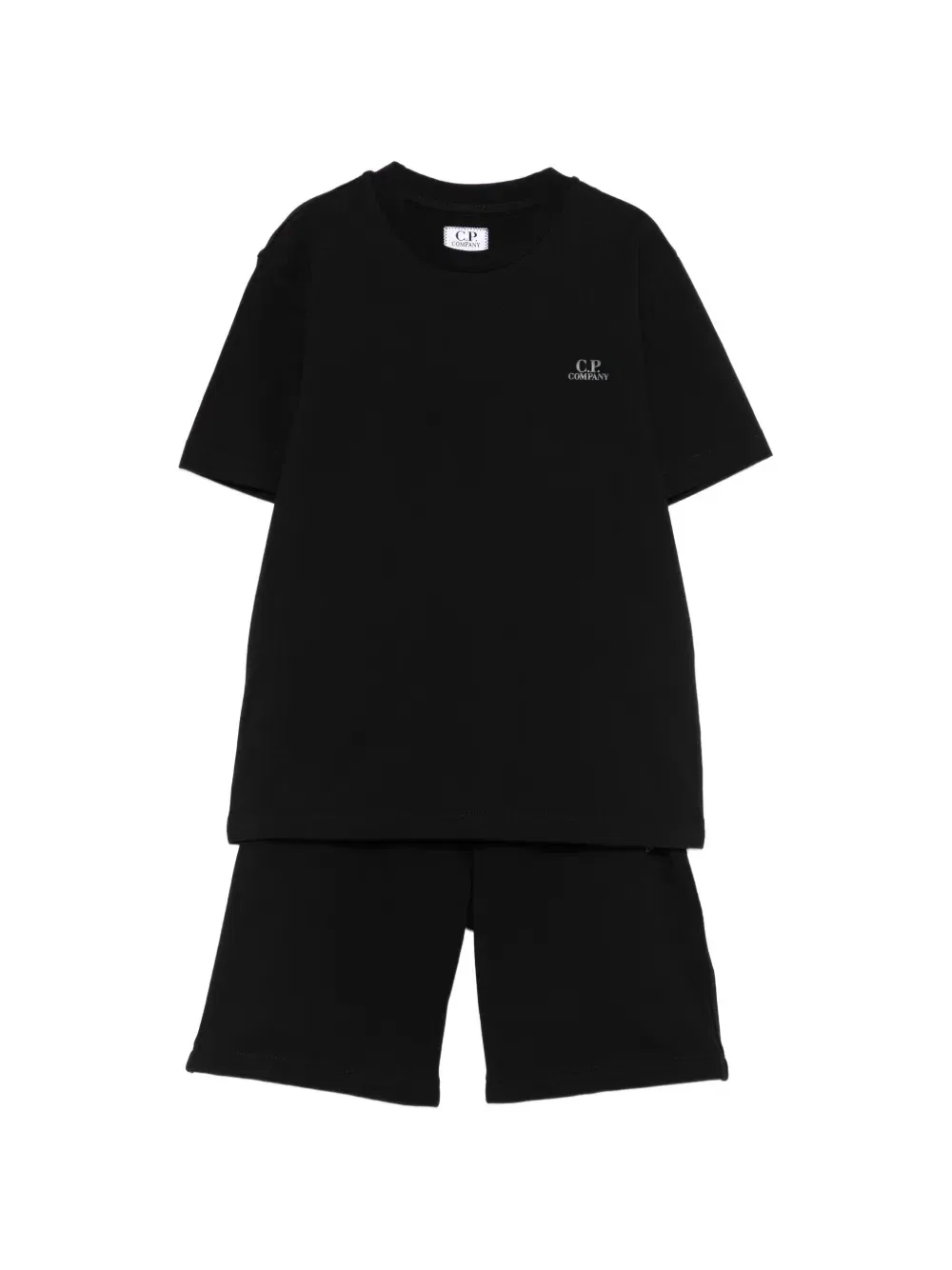 Спортивный костюм с короткими рукавами C.P. Company Kids, черный