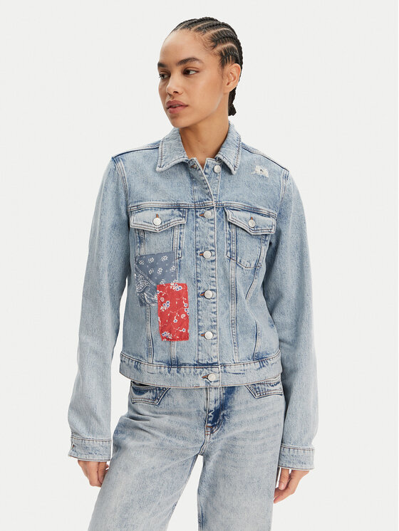 

Джинсовая куртка обычного кроя Classic DW0DW20116 Tommy Jeans, синий