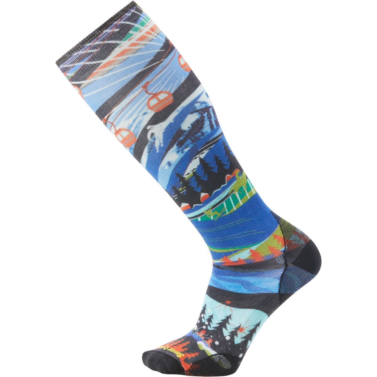 

Гольфы для лыж без подкладки с принтом Skication OTC Smartwool, синий